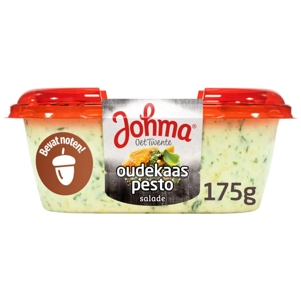 Johma Oudekaas-pesto salade