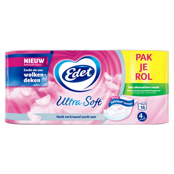 Edet Ultra soft toiletpapier stro voordeelpak