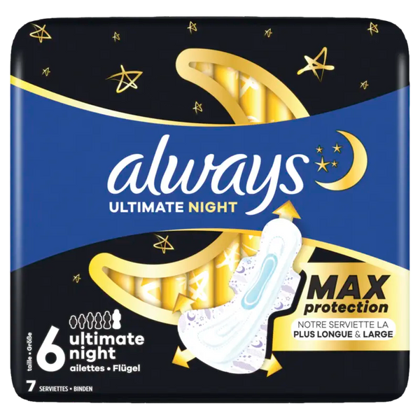 Always Ultra Ultimate Night Binden mit Flügeln