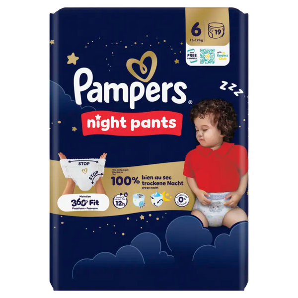 Pampers Night Pants diaper pants Size 6
