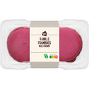 Grand macarons vanille framboos