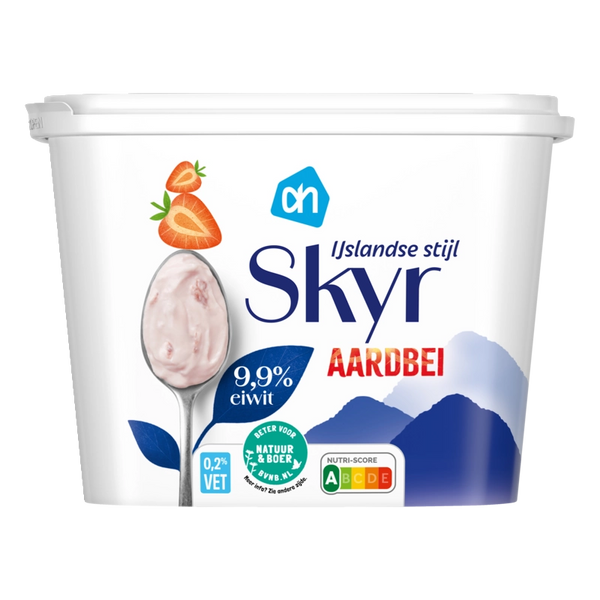 Skyr IJslandse stijl aardbei