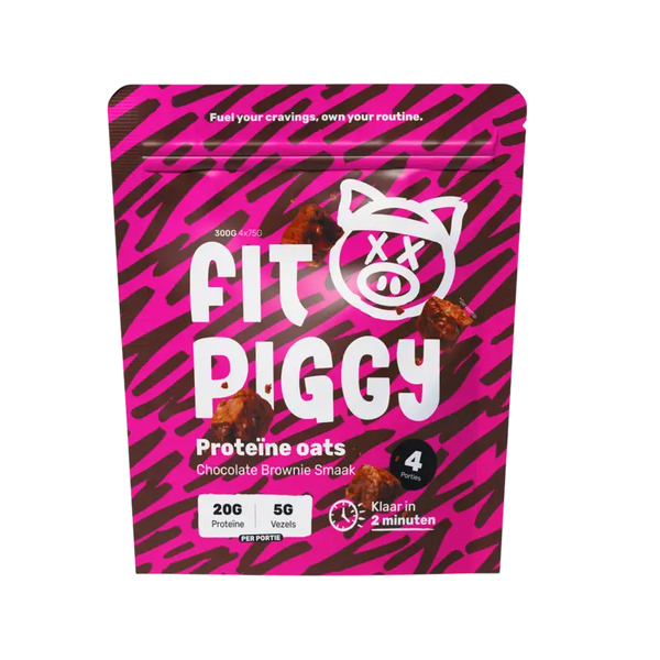 Fit Piggy Proteïne oats chocolate brownie