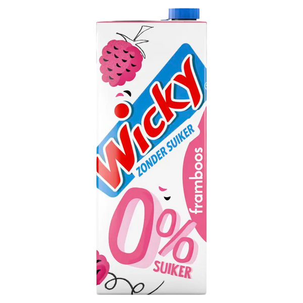 Wicky Raspberry 0% sugar