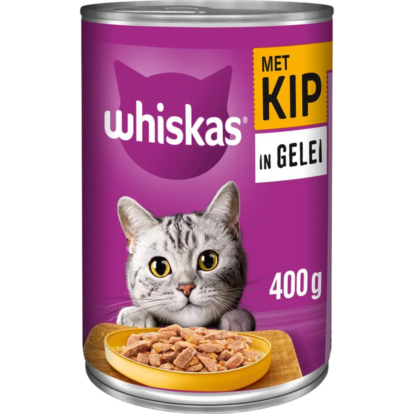 Whiskas Adult 1+ jaar kip in gelei