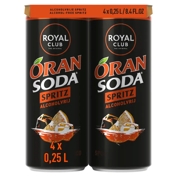 Royal Club Oransoda spritz 4-pack