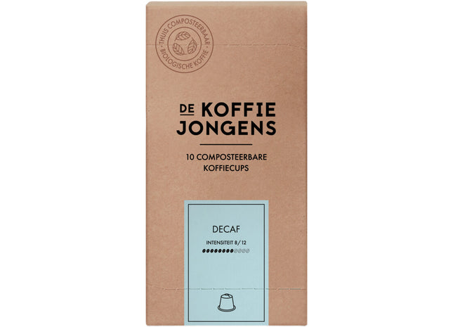 De Koffiejongens Decaf capsules