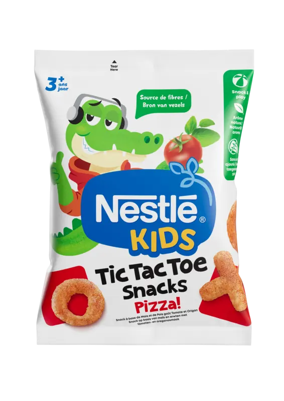 Nestlé Kids Tic Tac Toe Snacks Pizza 3+ Jahre