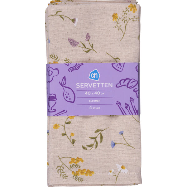 Servet katoen bloemen