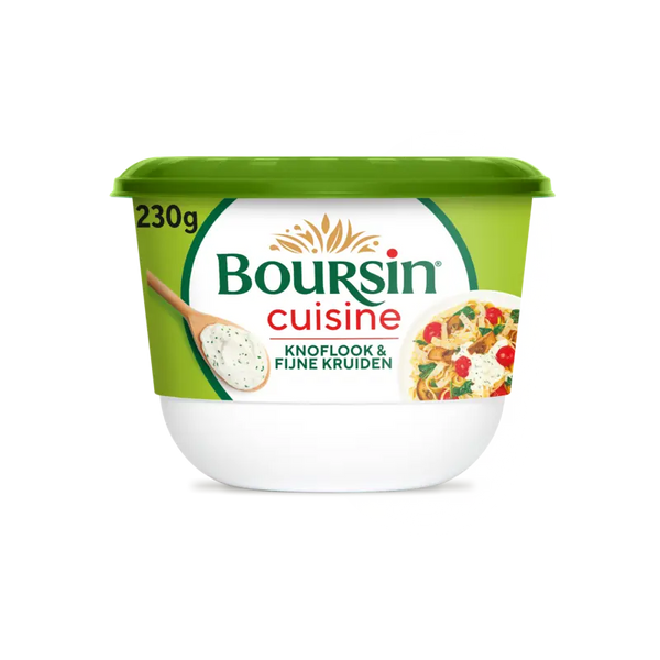 Boursin Cuisine knoflook & fijne kruiden