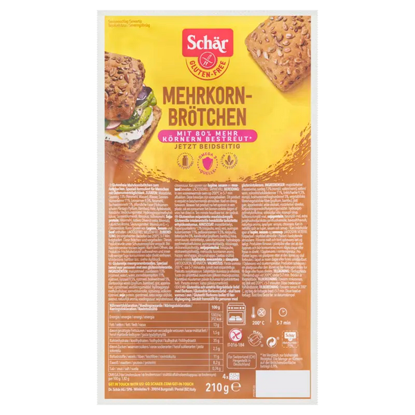 Schär Meergranenbroodjes glutenvrij