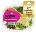 Mahlzeitensalat geräucherter Lachs