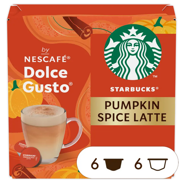 Starbucks Dolce gusto pumpkin spice latte capsules