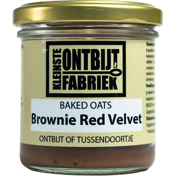 Kleinste Ontbijtfabr Baked oats brownie red velvet