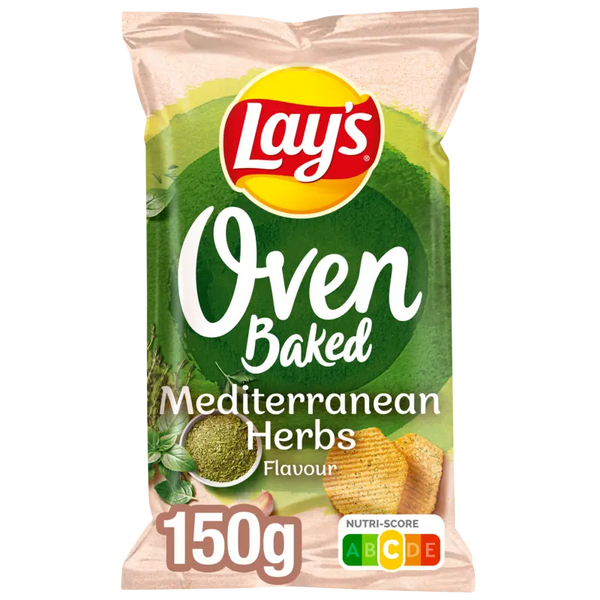 Lay's Oven baked mediterranean herbs
