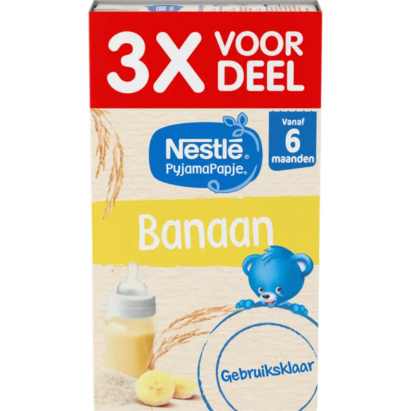 Nestlé bedtime porridge banana 6m+ 3x value pack