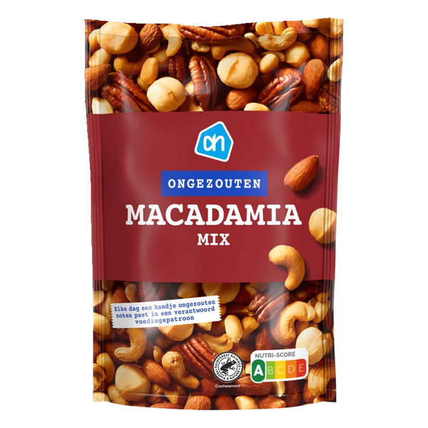 Unsalted macadamia mix