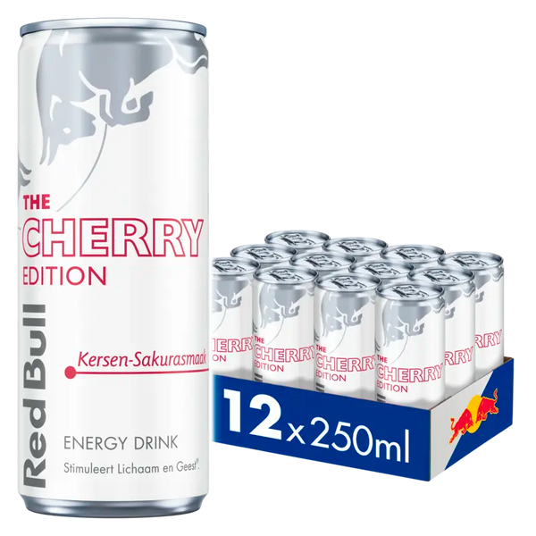 Red Bull Cherry Sakura Flavor 12-pack