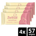 Zwitsal Baby sensitive billendoekjes 4-pack
