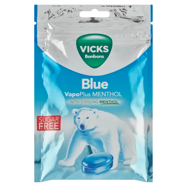 Vicks Blue menthol keelpastilles suikervrij