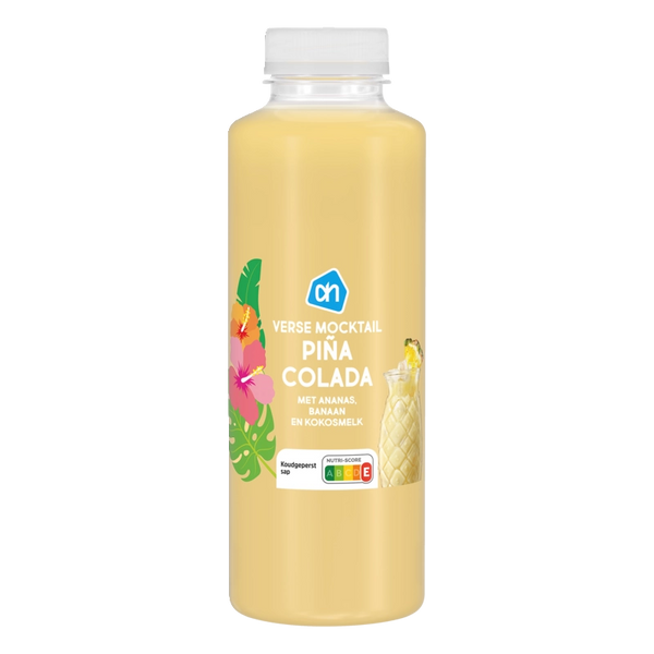 Fresh piña colada mocktail