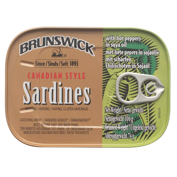 Brunswick Sardinen scharfe Paprika