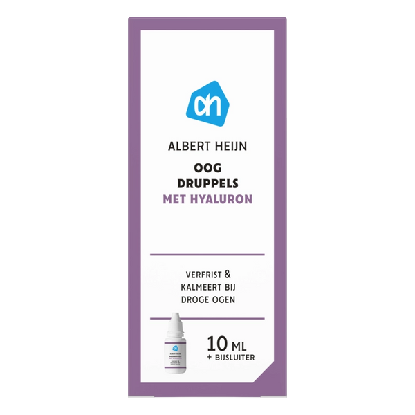 Eye drops with hyaluron