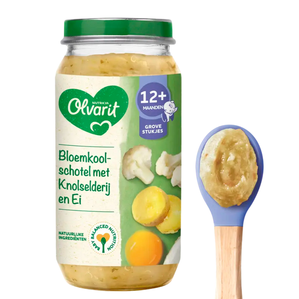 Olvarit Bloemkoolschotel met knolselderij 12m+