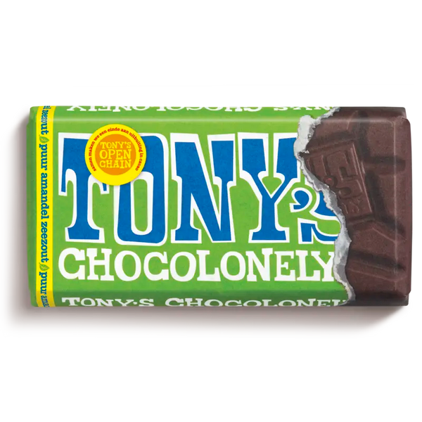 Tony's Chocolonely Reep puur amandel zeezout
