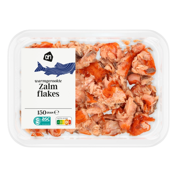 Warmgerookte zalm flakes
