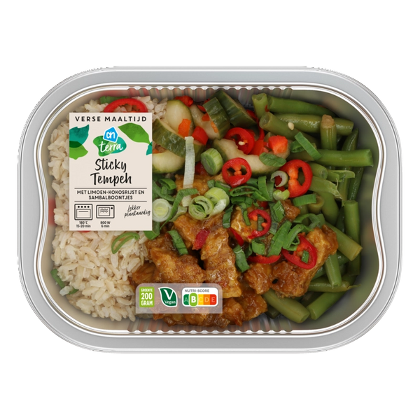 Terra Verse Sticky-Tempeh-Mahlzeit