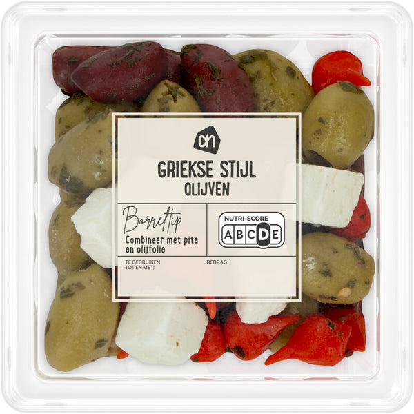 Griekse stijl olijven