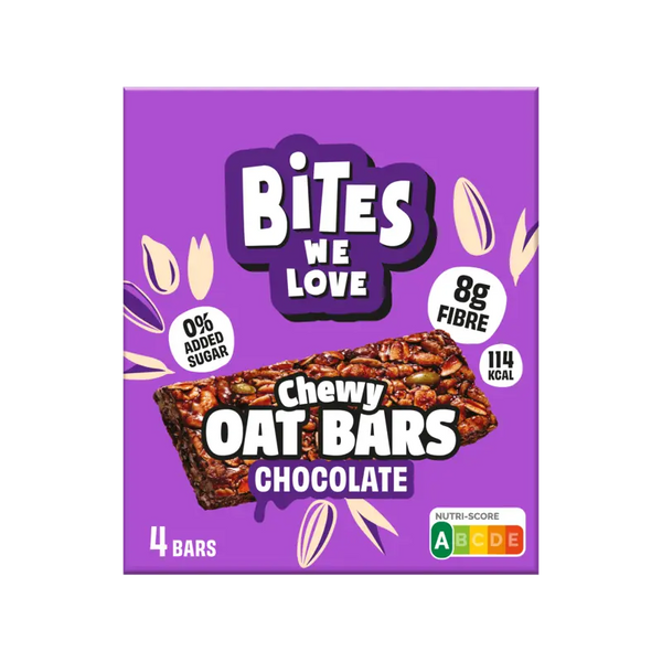 BitesWeLove Chewy chocolate oat bars