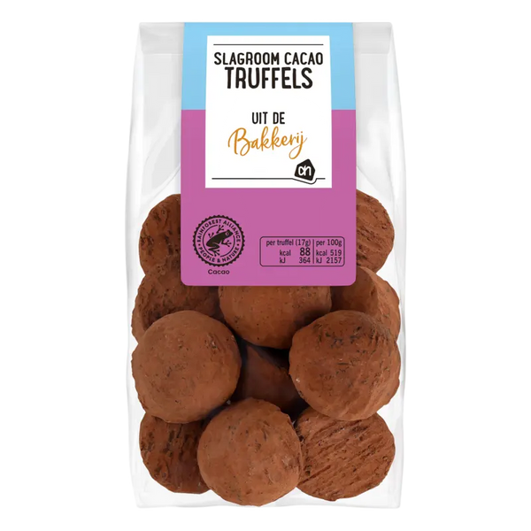 Slagroom cacao truffels