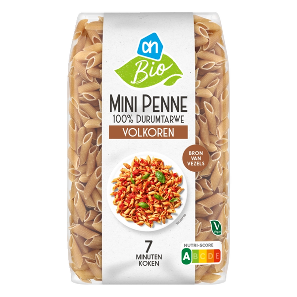 Biologische Mini-Vollkorn-Penne