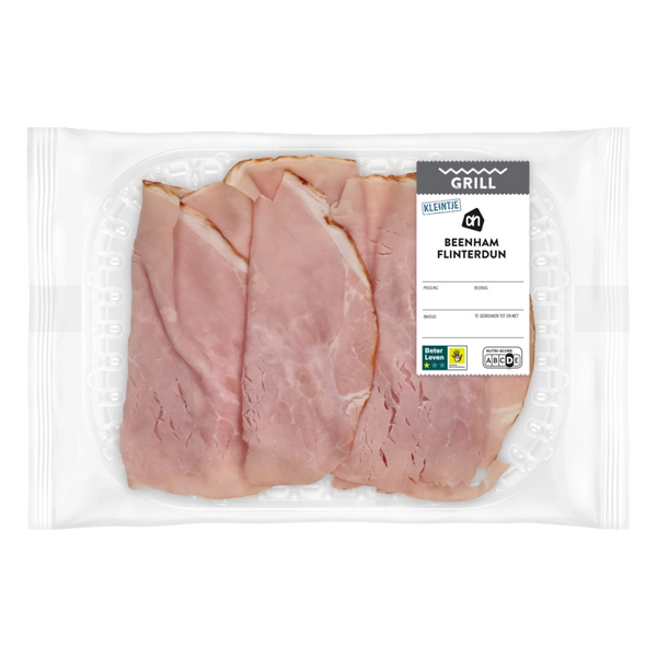 Gegrillter Beinschinken, hauchdünn