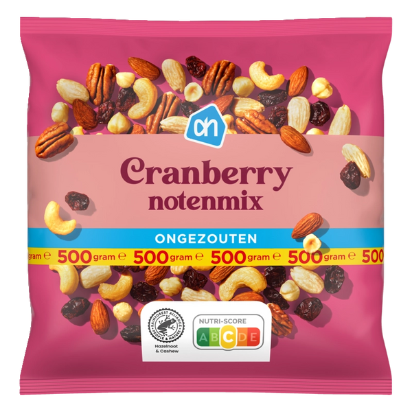 Cranberry nut mix unsalted