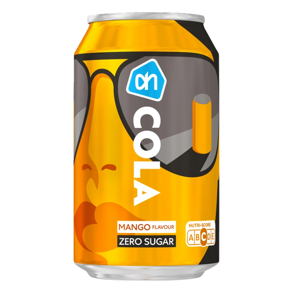Cola zero sugar mango flavour