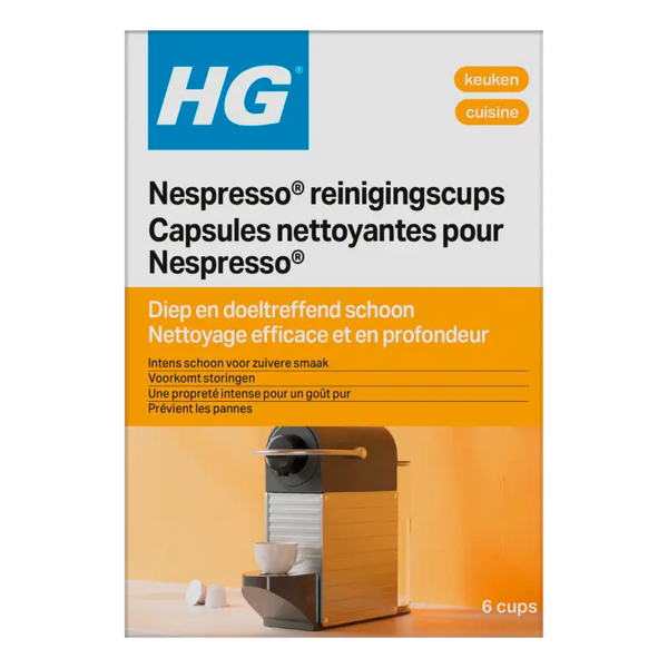 HG Nespresso reinigingscups