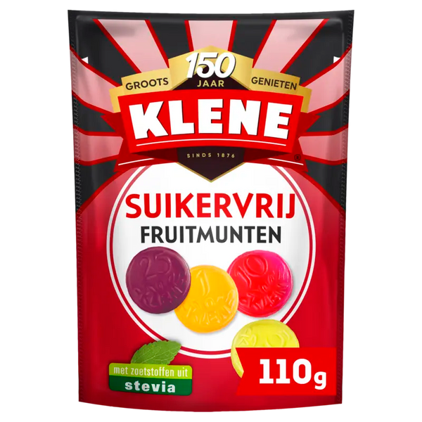Klene zuckerfreie Fruchtbonbons