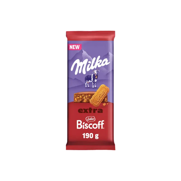 Milka Chocoladereep extra lotus biscoff