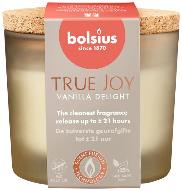 Bolsius True Joy Duftglas Vanilla Delight
