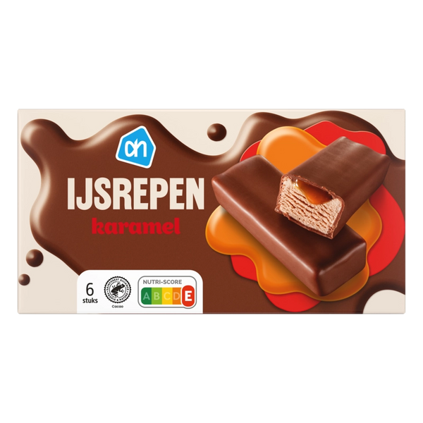 Karamel ijsrepen