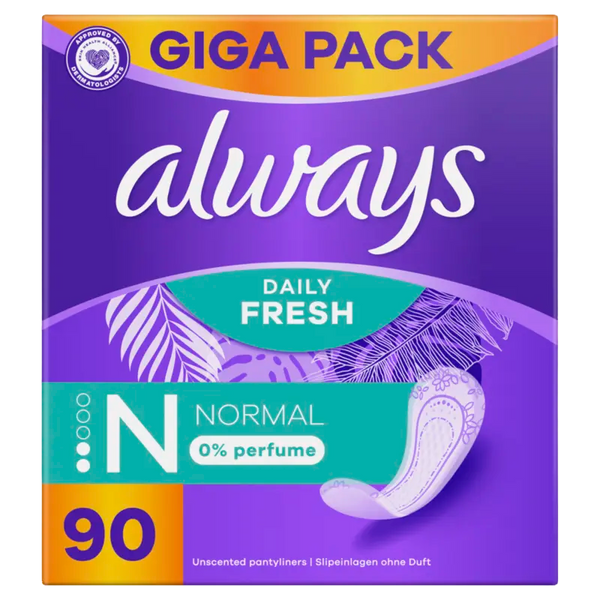 Always Fresh normal 0% perfume inlegkruisje
