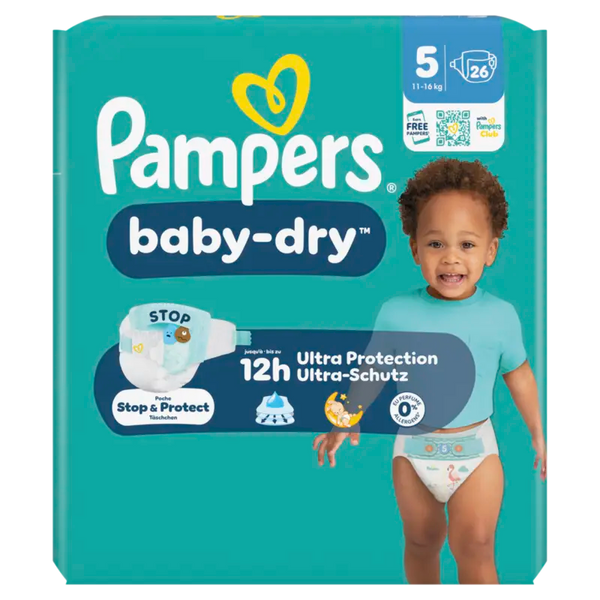 Pampers Baby-dry luiers maat 5