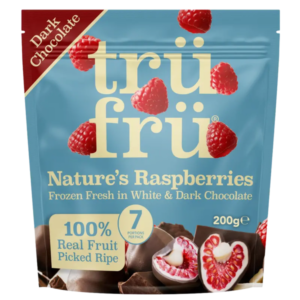 Trü Frü Raspberry White and Dark Chocolate