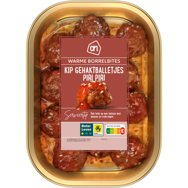 Kip gehaktballetjes piri piri