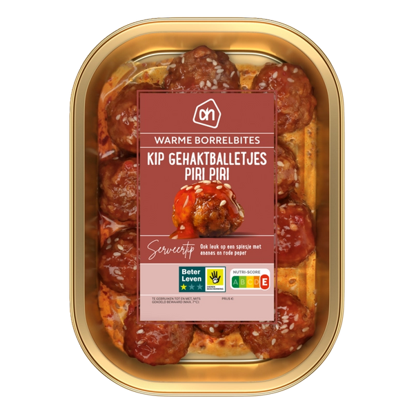 Kip gehaktballetjes piri piri