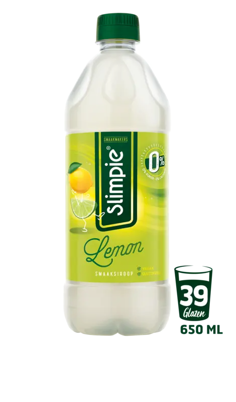 Slimpie Zitronensirup 0 % Zucker