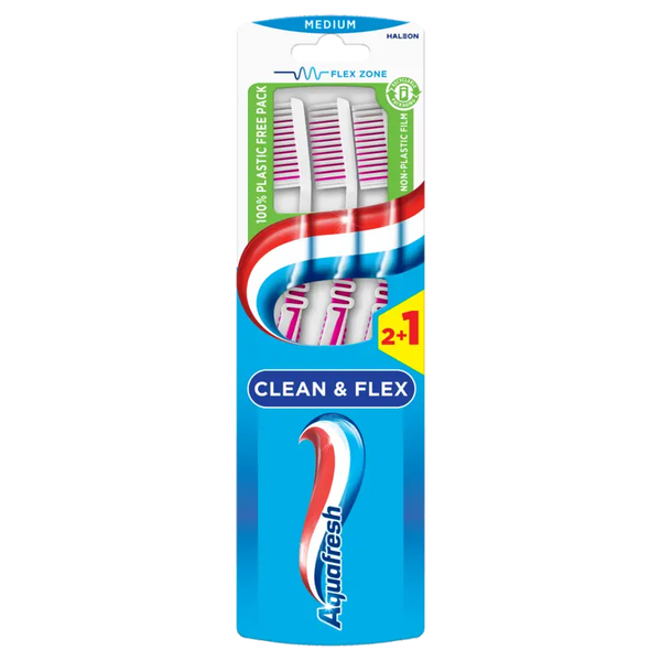 Aquafresh Clean & flex medium tandenborstel